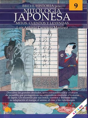cover image of Breve historia de la mitología japonesa